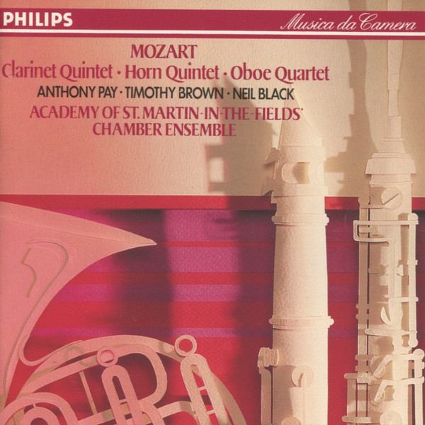 Mozart*, Antony Pay, Timothy Brown (2), Neil Black (3), Academy Of St. Martin-In-The Fields' Chamber Ensemble*-0