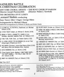 Kathleen Battle, New York Choral Artists, The Boys' Choir Of Harlem*, Orchestra Of St. Luke's, Leonard Slatkin-1