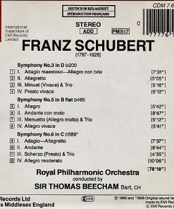 Schubert* – Sir Thomas Beecham, Royal Philharmonic Orchestra-1