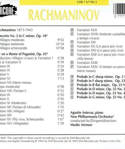 Rachmaninov*, Agustin Anievas, New Philharmonia Orchestra • Moshe Atzmon-1