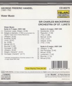 Handel* - Sir Charles Mackerras, Orchestra Of St. Luke's-3