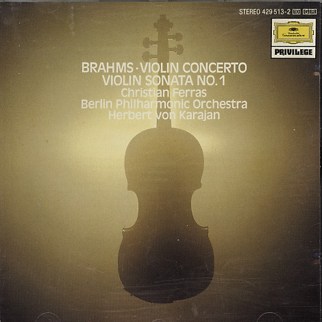 Brahms* - Christian Ferras · Berliner Philharmoniker · Herbert von Karajan-0