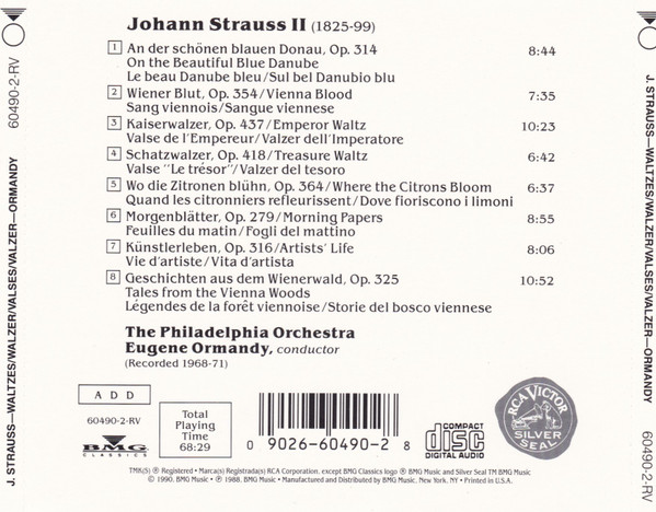 Johann Strauss II* - The Philadelphia Orchestra, Ormandy*-1