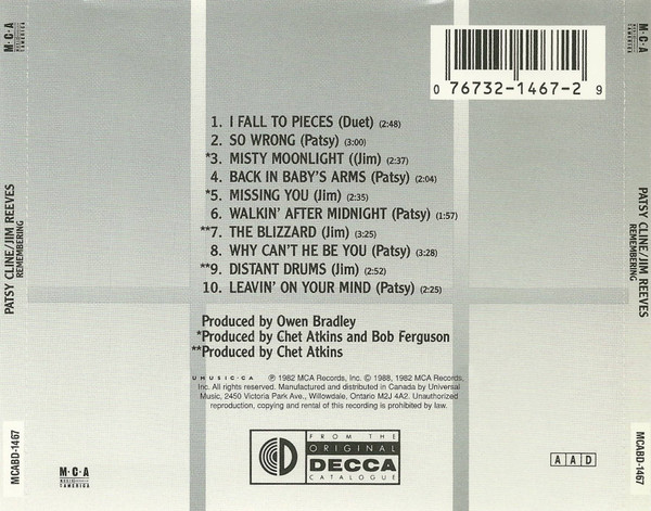 Patsy Cline & Jim Reeves-1