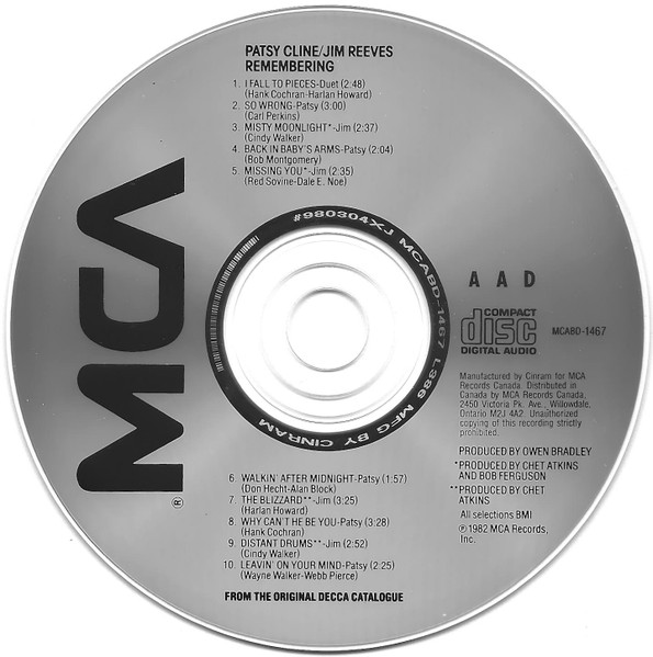 Patsy Cline & Jim Reeves-2