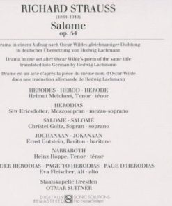 Richard Strauss, Siw Ericsdotter, Christel Goltz, Heinz Hoppe, Helmut Melchert, Die Staatskapelle Dresden*, Otmar Suitner-1