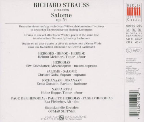 Richard Strauss, Siw Ericsdotter, Christel Goltz, Heinz Hoppe, Helmut Melchert, Die Staatskapelle Dresden*, Otmar Suitner-1