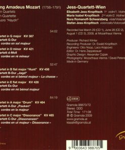 W. A. Mozart* ‎– Jess-Quartett-Wien-1