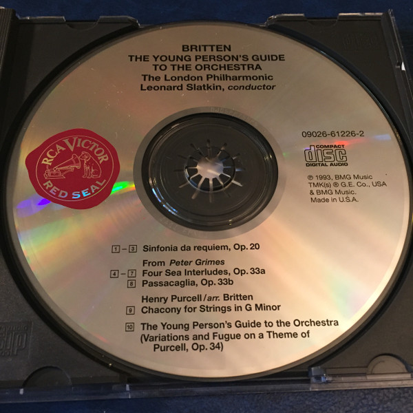 Benjamin Britten, Henry Purcell, Leonard Slatkin, The London Philharmonic*-1