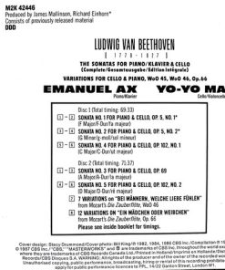 Beethoven* - Yo-Yo Ma / Emanuel Ax-1