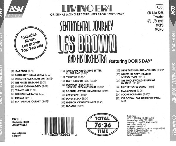 Les Brown And His Orchestra Featuring Doris Day-3