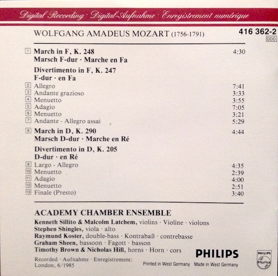 Mozart*, Academy Chamber Ensemble-1
