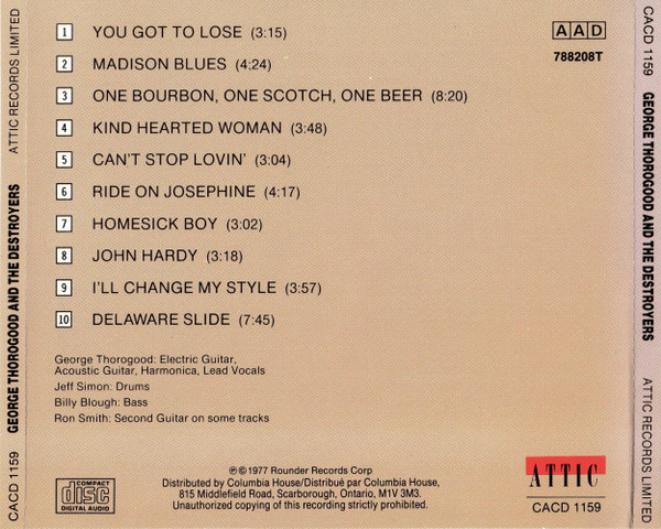 George Thorogood And The Destroyers*-1