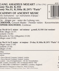 Mozart* - The Academy Of Ancient Music • Jaap Schröder • Christopher Hogwood-1