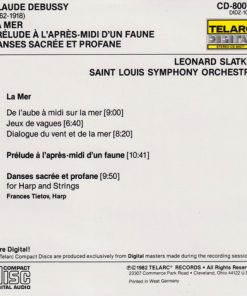 Debussy* - Leonard Slatkin / Saint Louis Symphony Orchestra-1