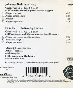 Brahms*, Tchaikovsky*, Toscanini*, Horowitz*, NBC Symphony Orchestra-1