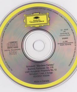 Schubert*, Brahms*, Liszt* – Yevgeny Kissin-2