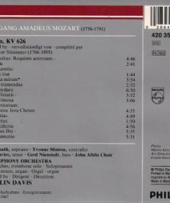 Mozart* • Donath* • Minton* • Davies* • Nienstedt* • John Alldis Choir • BBC Symphony Orchestra • Sir Colin Davis-1