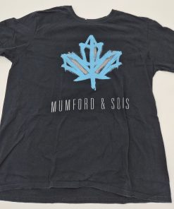 MUMFORD & SONS - 2015 TOUR T-SHIRT MAPLE LEAF L