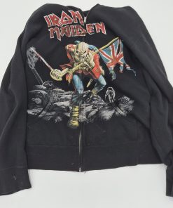 IRON MAIDEN - "The Trooper" ZIP-UP HOODED SWEATSHIRT L