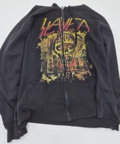 SLAYER - "Seasons In The Abyss" ZIP-UP HOODED SWEATSHIRT L