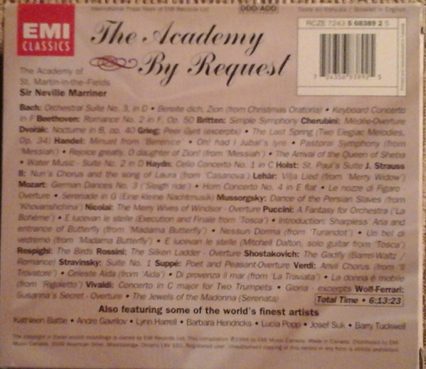The Academy Of St. Martin-in-the-Fields, Sir Neville Marriner-1