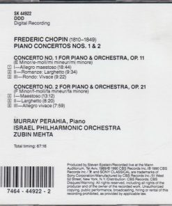 Murray Perahia, Chopin*, Israel Philharmonic* / Zubin Mehta-1