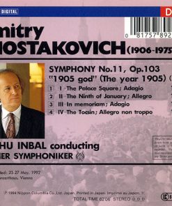 Dmitry Shostakovich*, Eliahu Inbal, Wiener Symphoniker-1