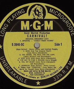 Carnival! Original Broadway Cast-2