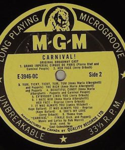 Carnival! Original Broadway Cast-3