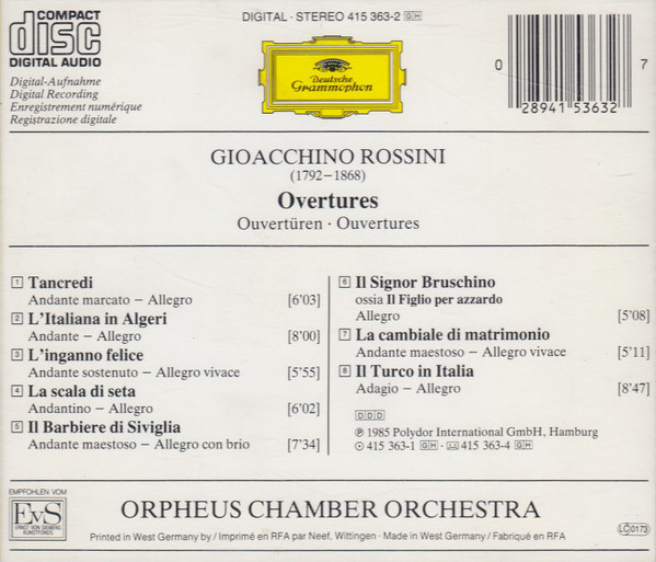 Rossini* - Orpheus Chamber Orchestra-1