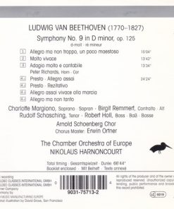 Beethoven* - Harnoncourt*, The Chamber Orchestra Of Europe-1