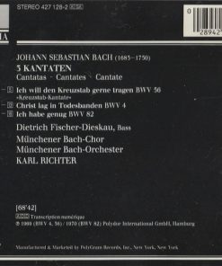 Johann Sebastian Bach – Dietrich Fischer-Dieskau / Karl Richter-1