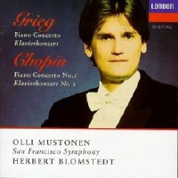 Grieg*, Chopin*, Olli Mustonen, San Francisco Symphony, Herbert Blomstedt-0