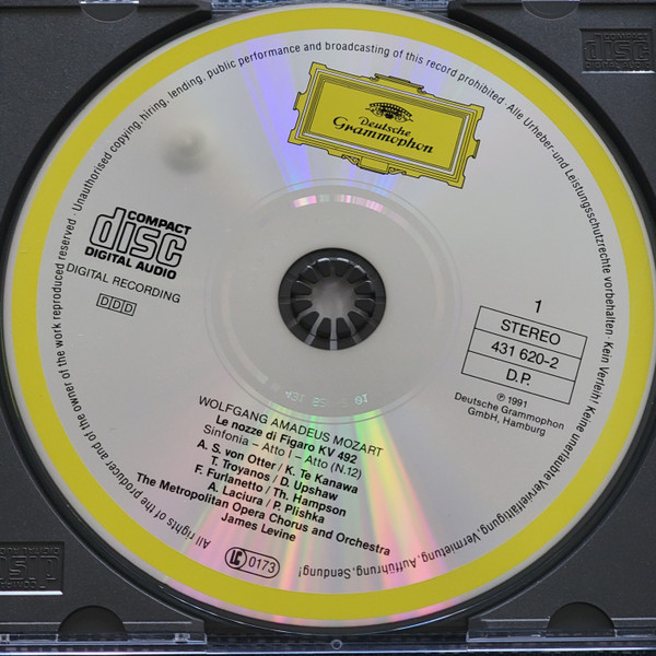 Wolfgang Amadeus Mozart, Dawn Upshaw, Kiri Te Kanawa, Ferruccio Furlanetto, Thomas Hampson, Anne Sofie Von Otter, The Metropolitan Opera House Orchestra, Metropolitan Opera Chorus, James Levine (2)-4