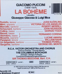 Puccini* - Victoria De Los Angeles, Jussi Björling, Sir Thomas Beecham-3