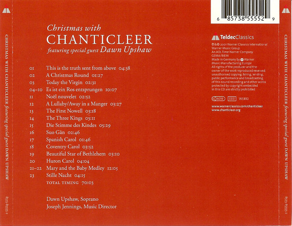 Chanticleer Featuring Special Guest Dawn Upshaw-1