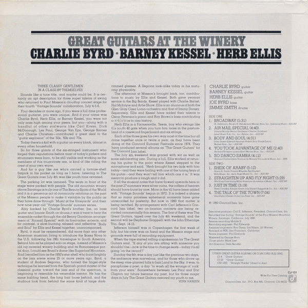Great Guitars* / Charlie Byrd · Barney Kessel · Herb Ellis-1
