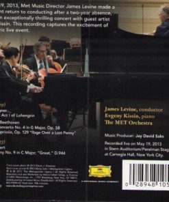 James Levine (2), The MET Orchestra*, Yevgeny Kissin-1