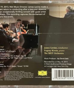 James Levine (2), The MET Orchestra*, Yevgeny Kissin-3