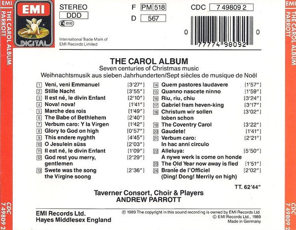 Andrew Parrott - Taverner Consort, Choir* & Players*-1