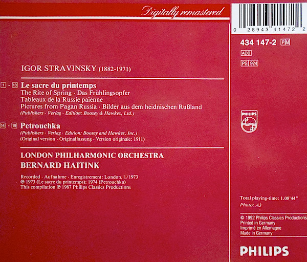 Bernard Haitink / Igor Stravinsky-1