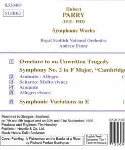 Hubert Parry* - Royal Scottish National Orchestra, Andrew Penny-1
