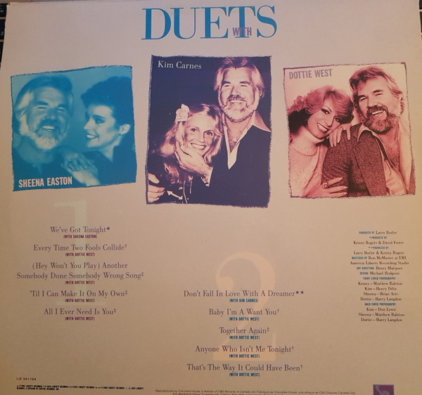 Kenny Rogers With Kim Carnes, Sheena Easton & Dottie West-1