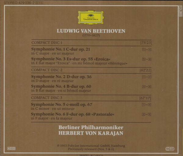 Beethoven* - Herbert von Karajan, Berliner Philharmoniker-2