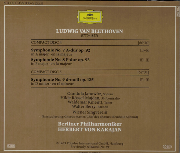 Beethoven* - Herbert von Karajan, Berliner Philharmoniker-4