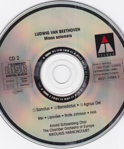 Beethoven* - Mei* • Lipovšek* • Rolfe Johnson* • Holl* • Arnold Schoenberg Chor, The Chamber Orchestra Of Europe, Nikolaus Harnoncourt-3