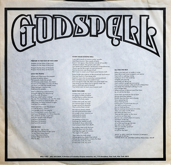 "Godspell" Original Cast-4