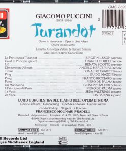 Puccini*, Nilsson*, Corelli*, Scotto*, Giaiotti*, Orchestra Dell'Opera Di Roma*, Coro Dell'Opera Di Roma*, Francesco Molinari-Pradelli-1