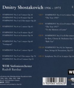 Shostakovich* - WDR Sinfonieorchester*, Rudolf Barshai-1